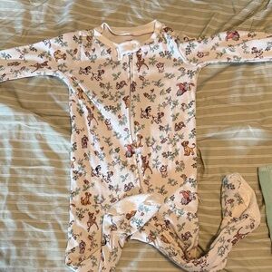 Janie and Jack one way zip footie PJ